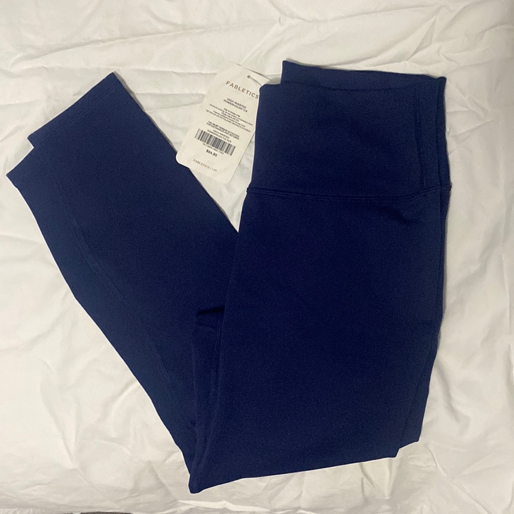 Fabletics High waisted power hold leggings 7/8
